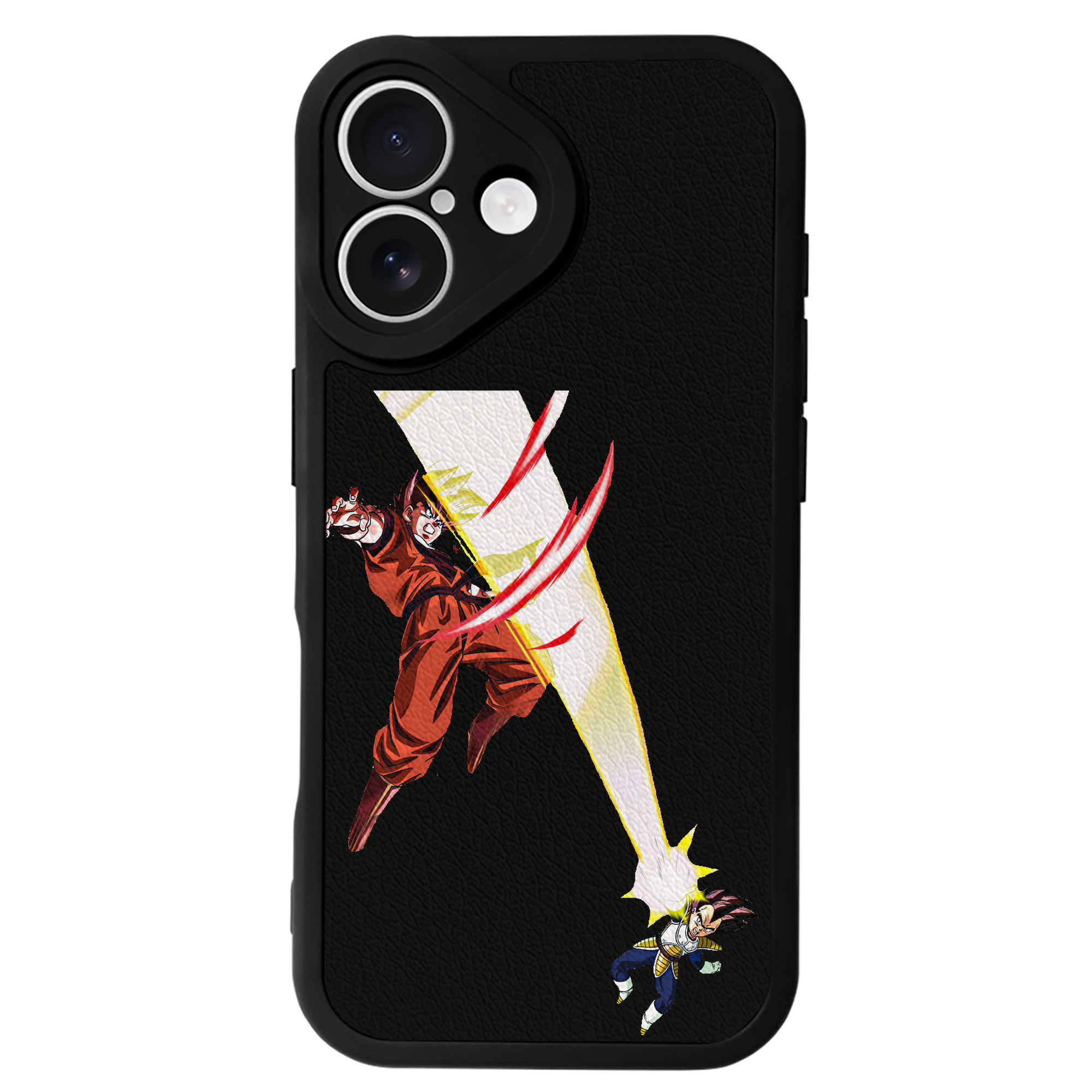 （画像用） ドラゴンボール ベジータ四世（Bejīta Yonsei）DRAGON BALL Vegeta IV 【iPhone 16シリーズ対応】シリコンスマホケース（レザー調） 材質：シリコン